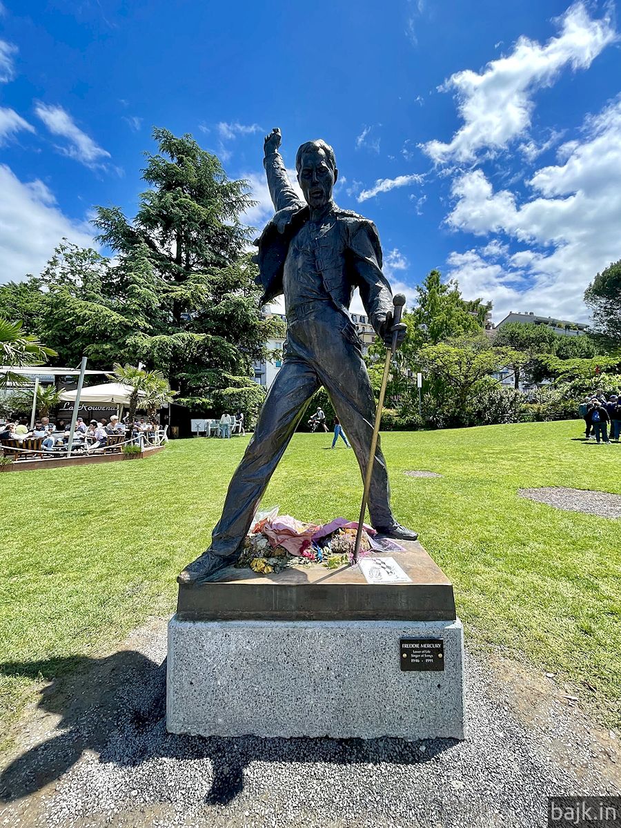 Statua Freddie Mercury'ego w Montreux