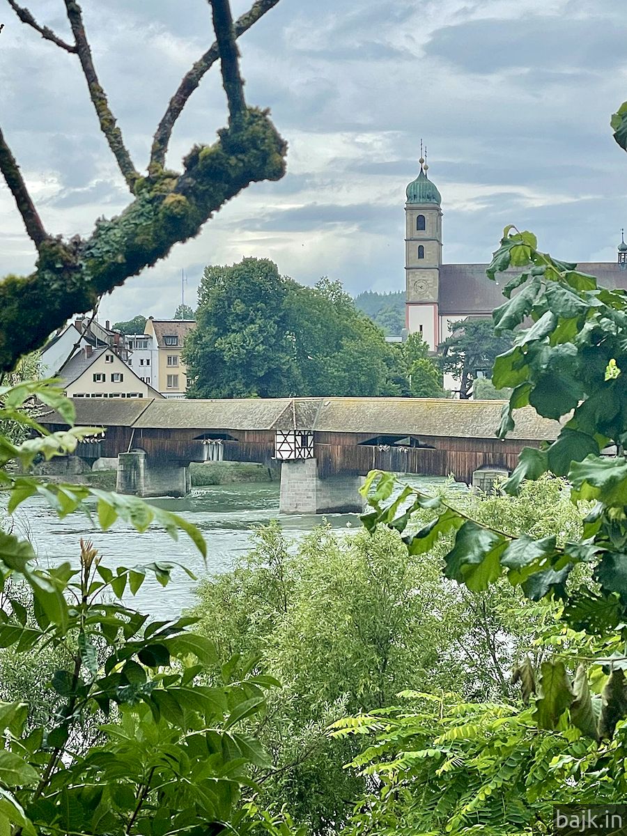 Unikalny na skalę światową Holzbrücke Bad Säckingen