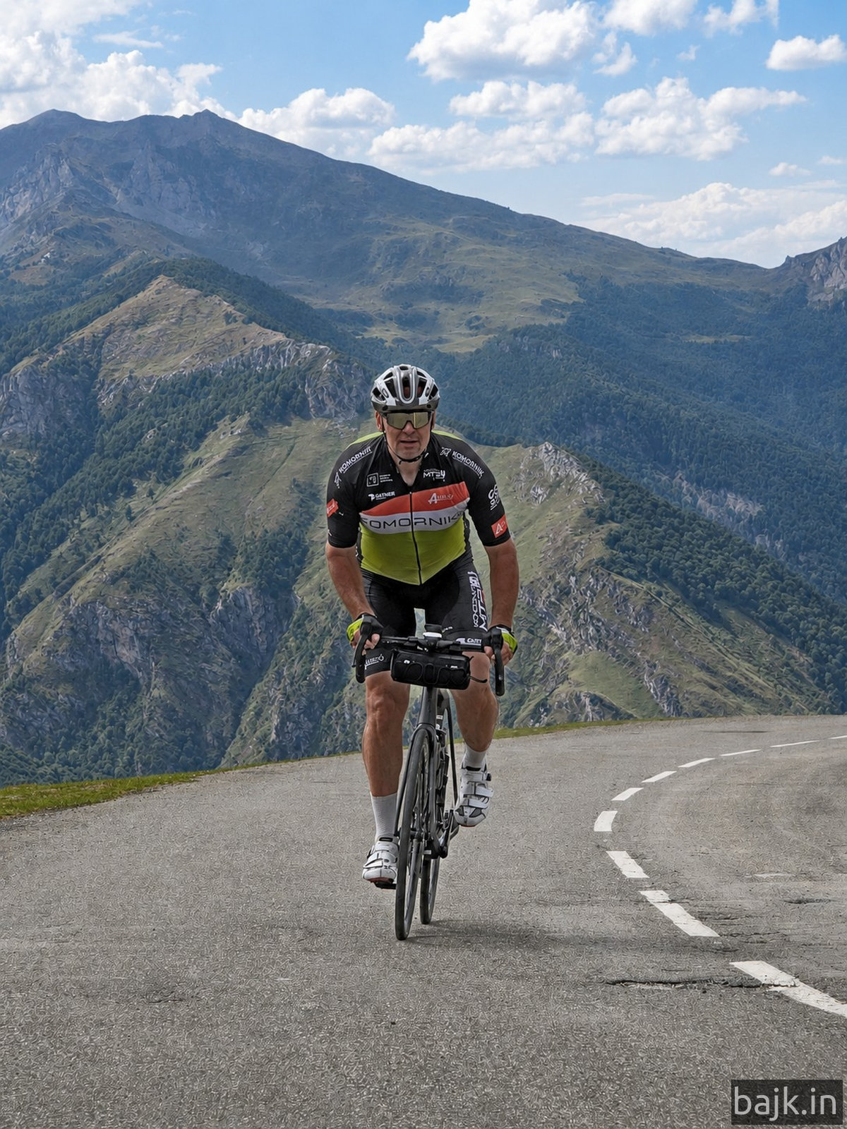 Końcówka podjazdu na Col d'Aubisque (1709 m)